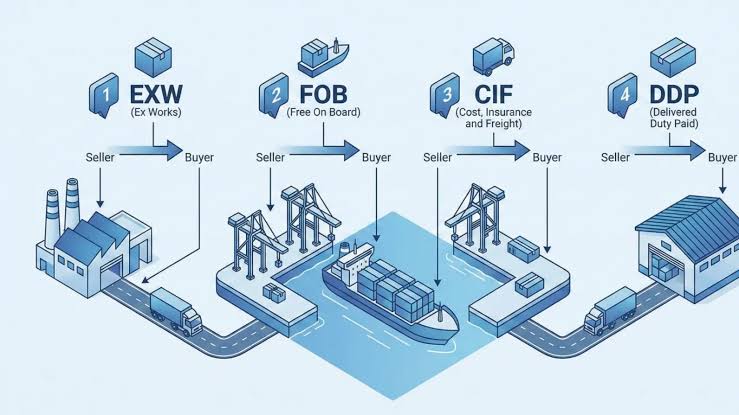 تفاوت FOB، CIF، EXW و...؛ کدام یک برای واردکننده ایرانی مناسب‌تر است؟